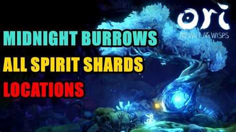 Midnight Burrows All Spirit Shards Locations Ori And The Will Of The