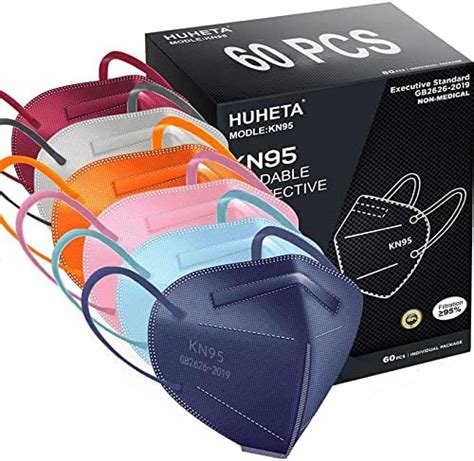 Huheta Kn Face Mask Pack Ply Breathable Comfortable Safety