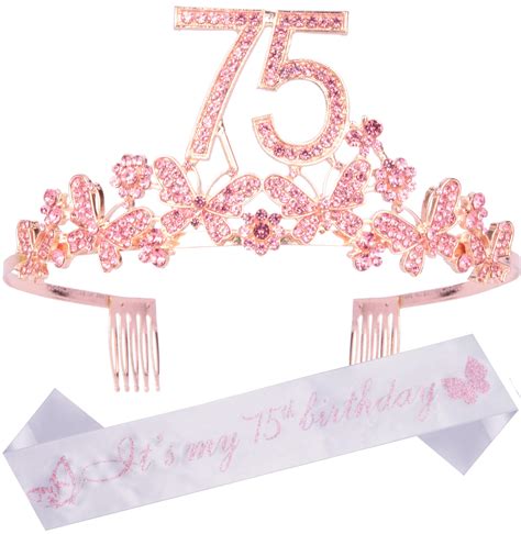 Buy Doradreamdeko Th Birthday Sash And Tiara For Women Fabulous