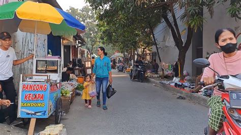 Virtual Walking In Traditional Market Kunciran Tangerang Indonesia