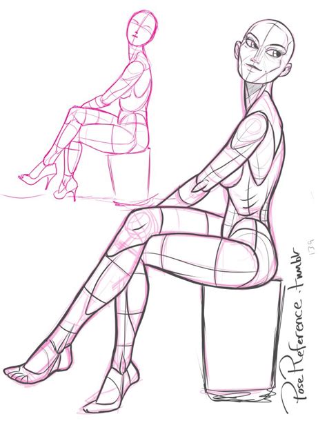 Female Sitting Poses Drawing - Drawing.rjuuc.edu.np