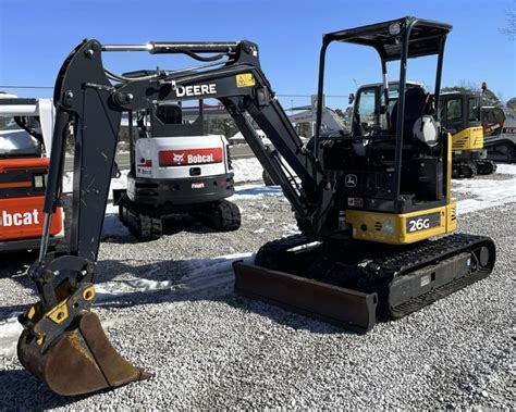 Used 2018 John Deere 26g Excavator 4420020005655 Penncon Management Llc