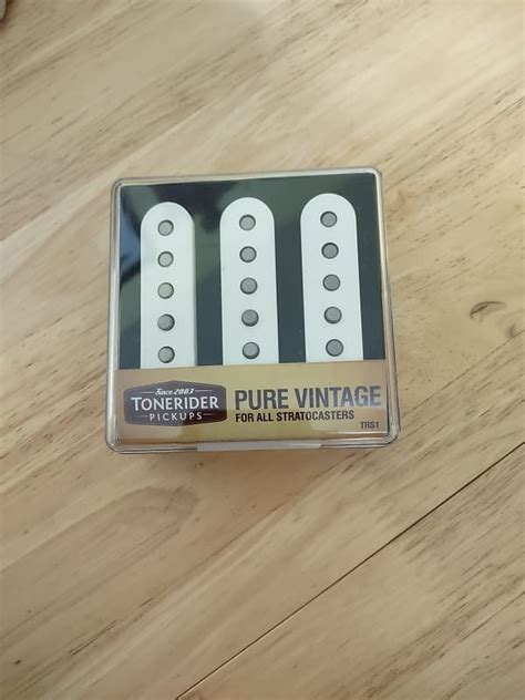 Tonerider Pure Vintage Stratocaster Pickup Set White Reverb