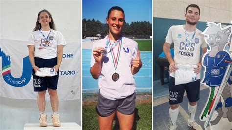 Campionati Nazionali Universitari Il Cus Foggia Conquista Ori E