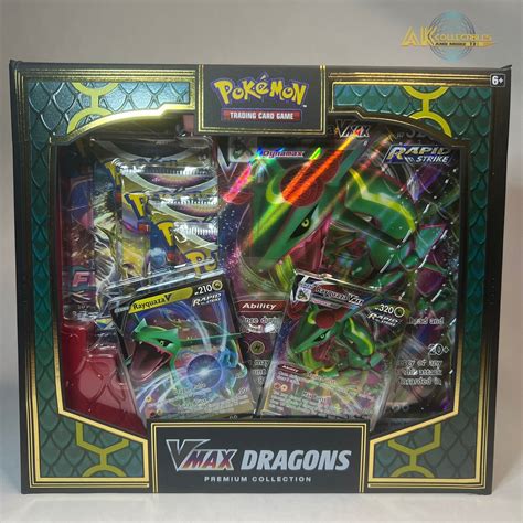 Mavin Pokemon TCG VMAX DRAGONS Premium Collection Box 2022 Rayquaza