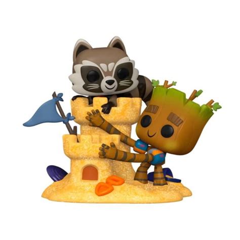 Comprar Funko POP Rocket Groot Beach Day 1089 Marvel Guardianes De La