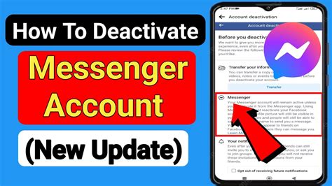 How To Deactivate Messenger Account New Update 2023 YouTube