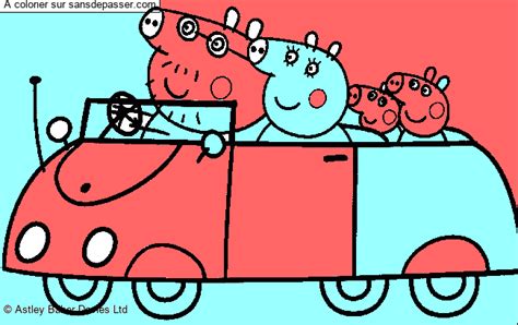 Coloriage En voiture Sans Dépasser