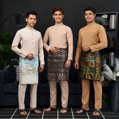 BAJU MELAYU SLIM FIT KEEK COLLECTION 3 12 Shopee Malaysia