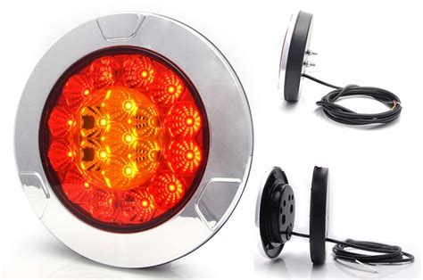 Lampa tylna LED do przyczepki przyczepy lawety naczepy ciężarówki W131