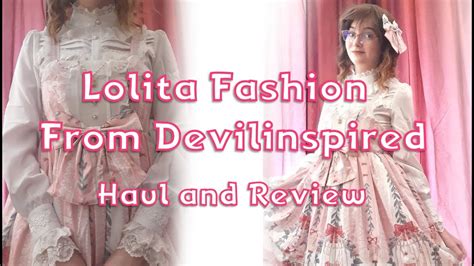 Lolita Fashion From Devilinspired Haul And Review Youtube