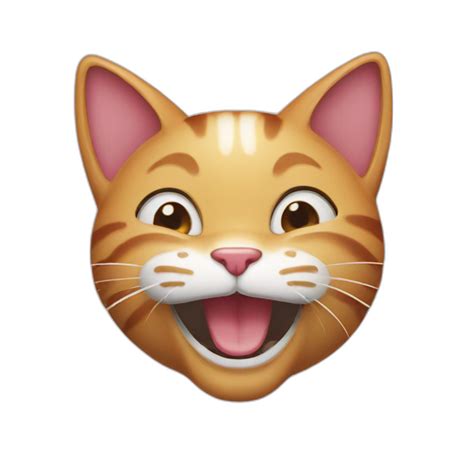 Cat Laugh AI Emoji Generator