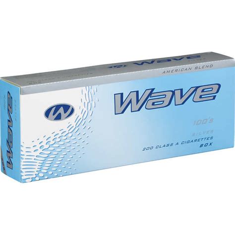 Wave Silver 100s Box Cigarettes Cigaretteren