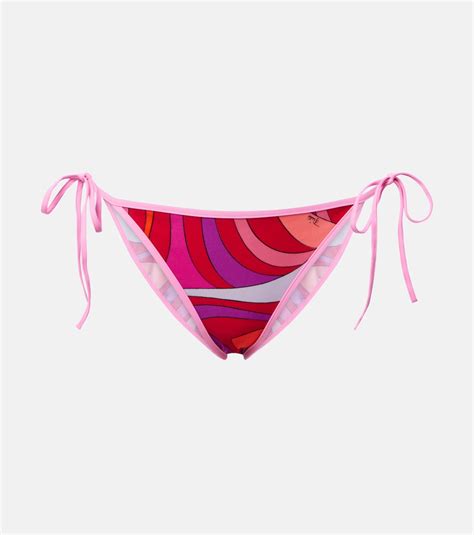 Iride Bikini Bottoms In Multicoloured Pucci Mytheresa