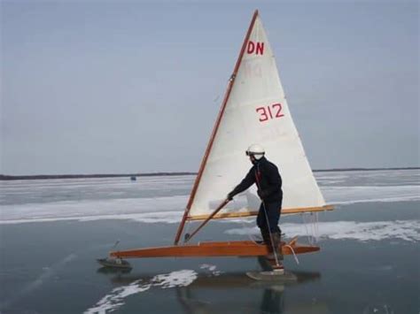 Ice Boating On Lake Erie Dailystoke