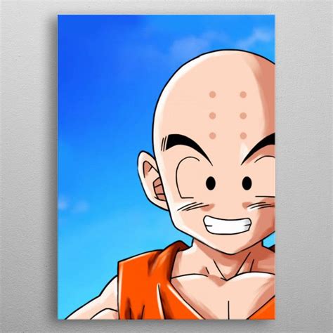 Krillin Poster Print By Alexandros Iosifidis Displate In 2021