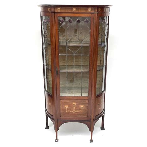 Lot 1845 An Arts And Crafts Mahogany Display Cabinet