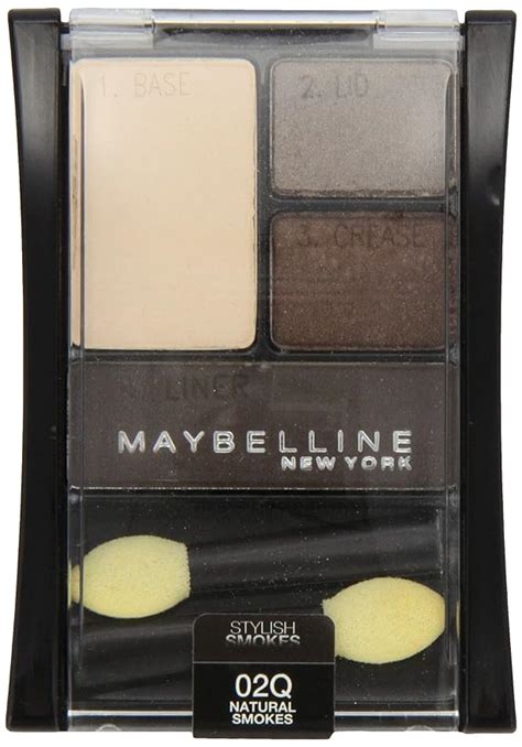 Maybelline New York Expert Wear Eyeshadow Quads Stylish Smokes 02q Natural Smokes