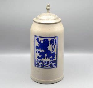 Bierkrug L Wenbr U M Nchen Gro Liter Mit Zinndeckel