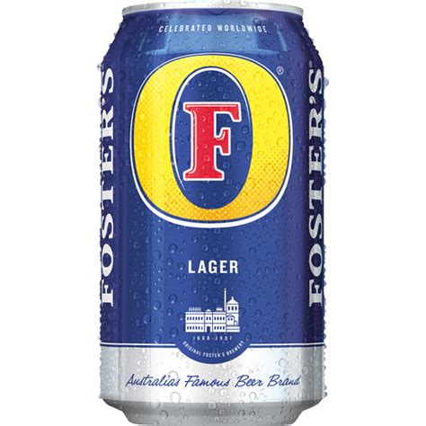 Foster's Premium Ale Lager Beer, 6 Pack, 12 fl. oz. Can, 5% ABV | Beer ...