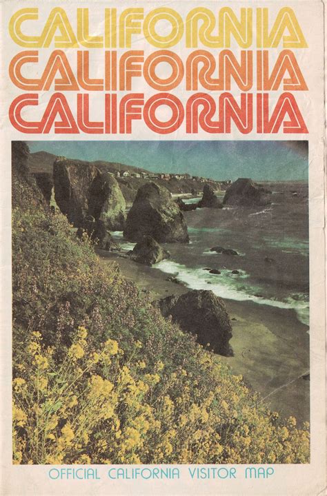 Official California Visitor Map | People’s Graphic Design Archive