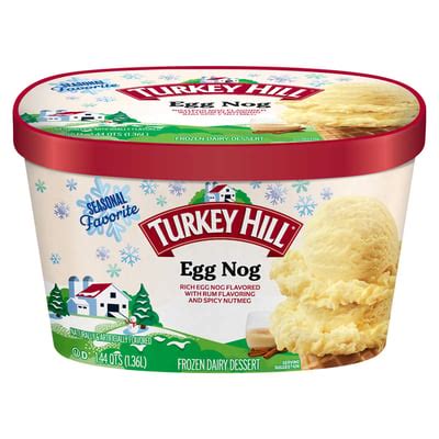 Turkey Hill Turkey Hill Frozen Dairy Dessert Egg Nog 1 44 Qt