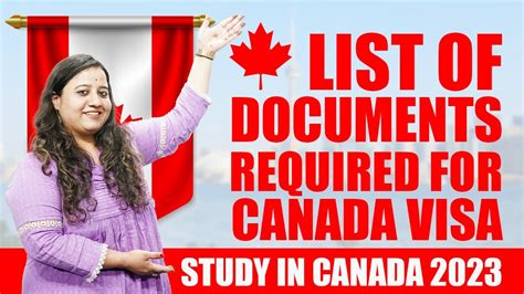 Document For Visa Application In Canada Canada Study Visa Process