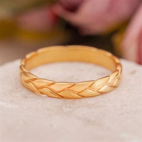 Gold Leaf Ring - Etsy