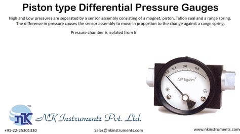 Piston Type Differential Pressure Gauges NK Instruments Pvt Ltd