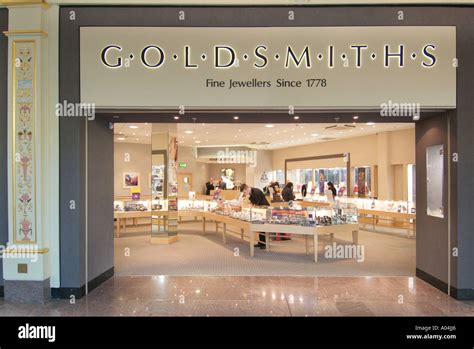 Goldsmiths jewellery store shop Trafford centre UK United Kingdom Stock ...