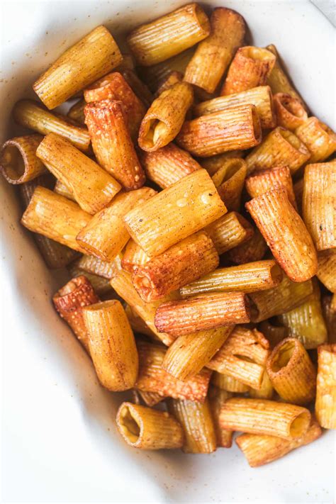 Air Fryer Pasta Chips Churros Style Recipes From A Pantry