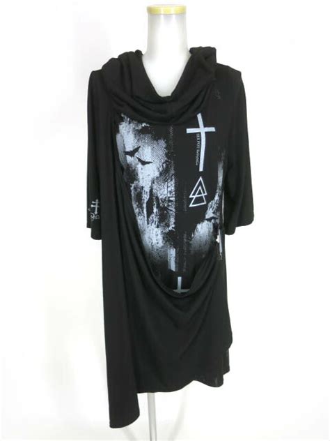 楽天市場中古 SEX POT クロスプリント五分袖アシメパーカー セックスポット B Tokyo Alice