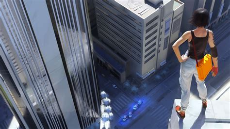 Mirrors Edge Women Parkour City Street Faith Connors White