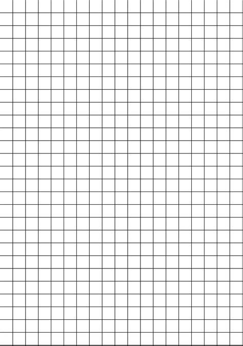 Printable One Centimeter Graph Paper