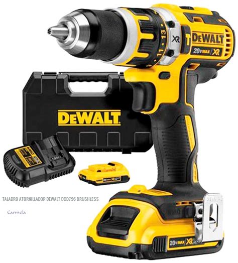 Taladro Atornillador Dewalt Dcd Brushless Barraca Carmela