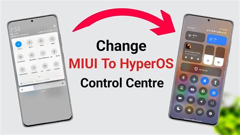 Change Miui Control Center To HyperOS Redmi 13C HyperOS Control