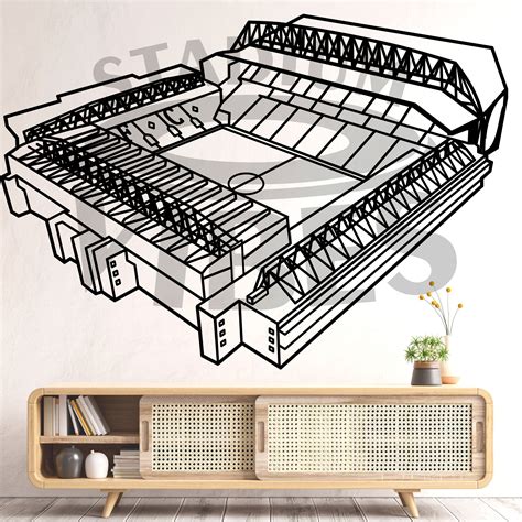 Liverpool Stadium Laser Cut File Stadium Wall Decor Liverpool Etsy Uk