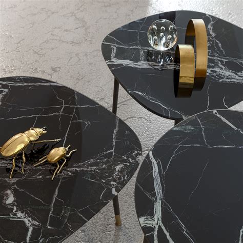 Pebble Small Breccia Imperiale Effect Coffee Table Morica Design Artemest