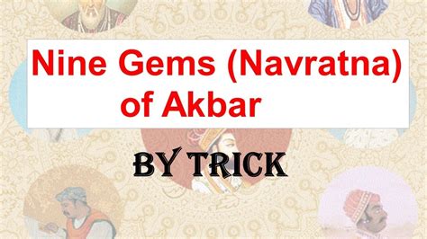 Nine Gems Navratna of Akbar BY TRICK अकबर क नवरतन टरक YouTube