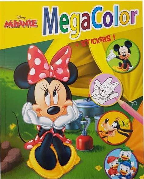 Kleurboek Minnie Mouse Met Stickers Megacolor Disney Friends