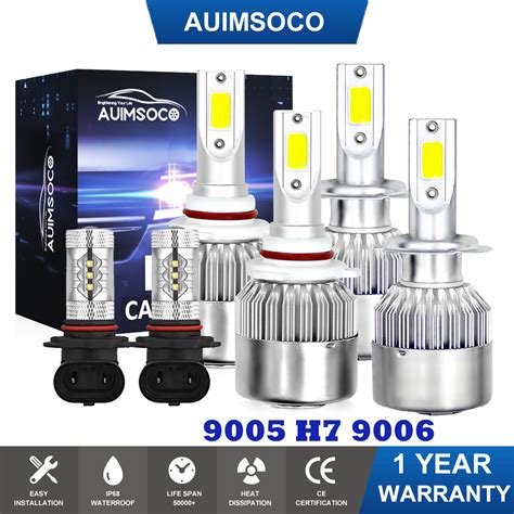 Auimsoco H K Led Headlights Fog Lights