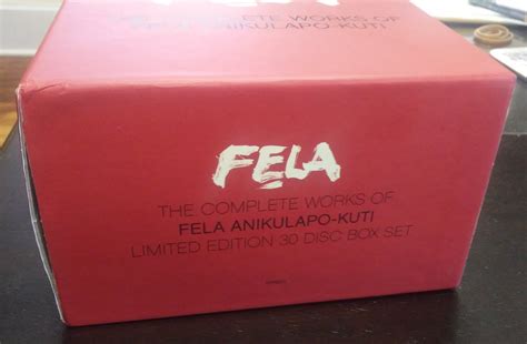 Fela Kuti The Complete Works Of Fela Anikulapo Kuti Cds Dvd