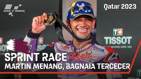 Sprint Race Motogp Qatar Jorge Martin Menang Francesco Bagnaia