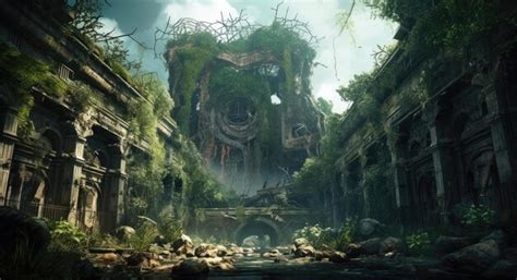 Premium Ai Image The Abandoned City