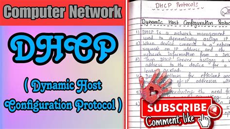 Dynamic Host Configuration Protocol Dhcp Computer Network