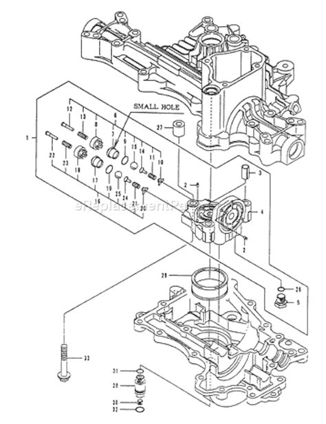 Husqvarna Tuff Torq K55J Transaxle Parts List And Diagram