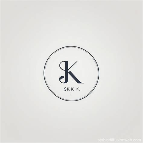 Minimalistic Logo Design for Modern Brand SK | Stable Diffusion Online