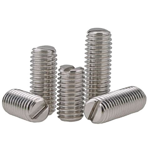 Slotted Headless Screws