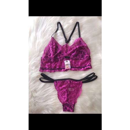 Kit Lingerie Revenda Atacado Conjuntos sem Bojo Sortidos Desconto Promoção Shopee Brasil