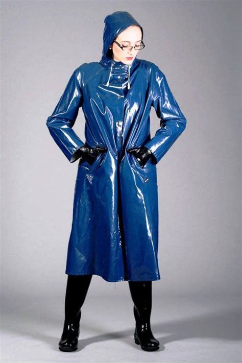 Navy Blue Rukka Mac Vinyl Raincoat Blue Raincoat Pvc Raincoat Plastic Raincoat Plastic Pants